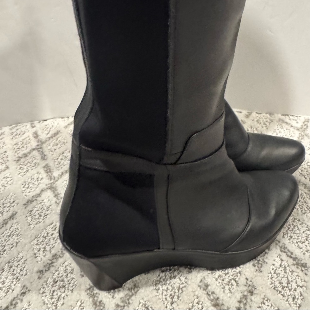 Naot Knee High Wedge Riding Boot Size 40 - Picture 5 of 11